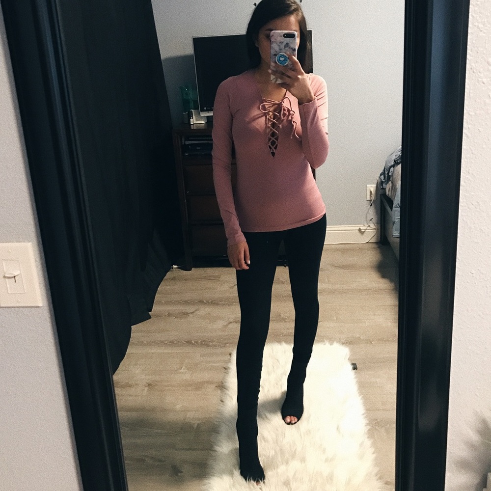 Pink mauve top